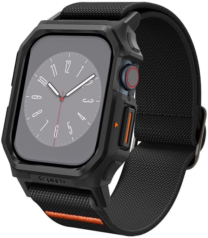 Spigen Lite Fit Pro (Watch 46mm) - Svart | Apple Watch - Generella tillbehör - Armband - Series 10 - 11 46mm - Silikonarmband | AlltMobil