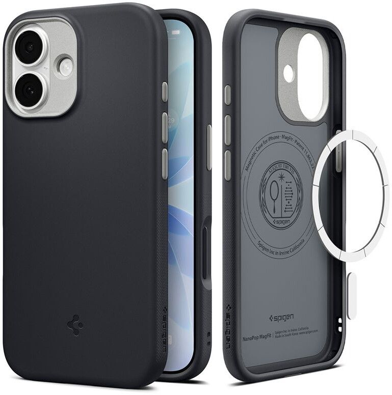 Spigen Nano Pop MagSafe (iPhone 17) - Svart | iPhone - iPhone 17 - Skal & fodral - MagSafe-skal | AlltMobil