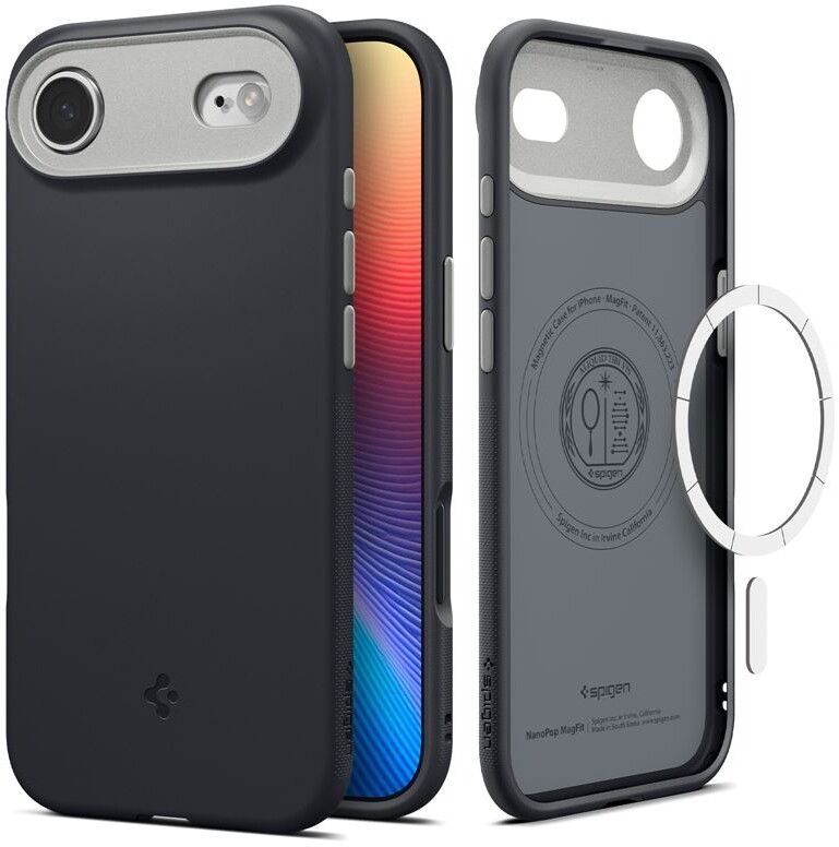 Spigen Nano Pop MagSafe (iPhone Air) - Svart | iPhone - iPhone Air - Skal & fodral - MagSafe-skal | AlltMobil