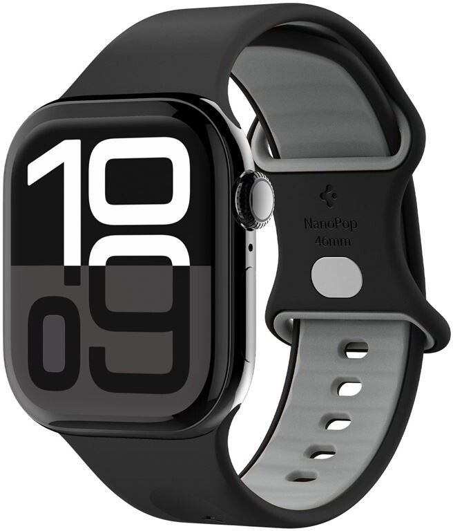Spigen Nano Pop (Watch 49/46/45/44/42mm) | Apple Watch - Generella tillbehör - Armband - Series 1-9 42-45mm - Silikonarmband | AlltMobil