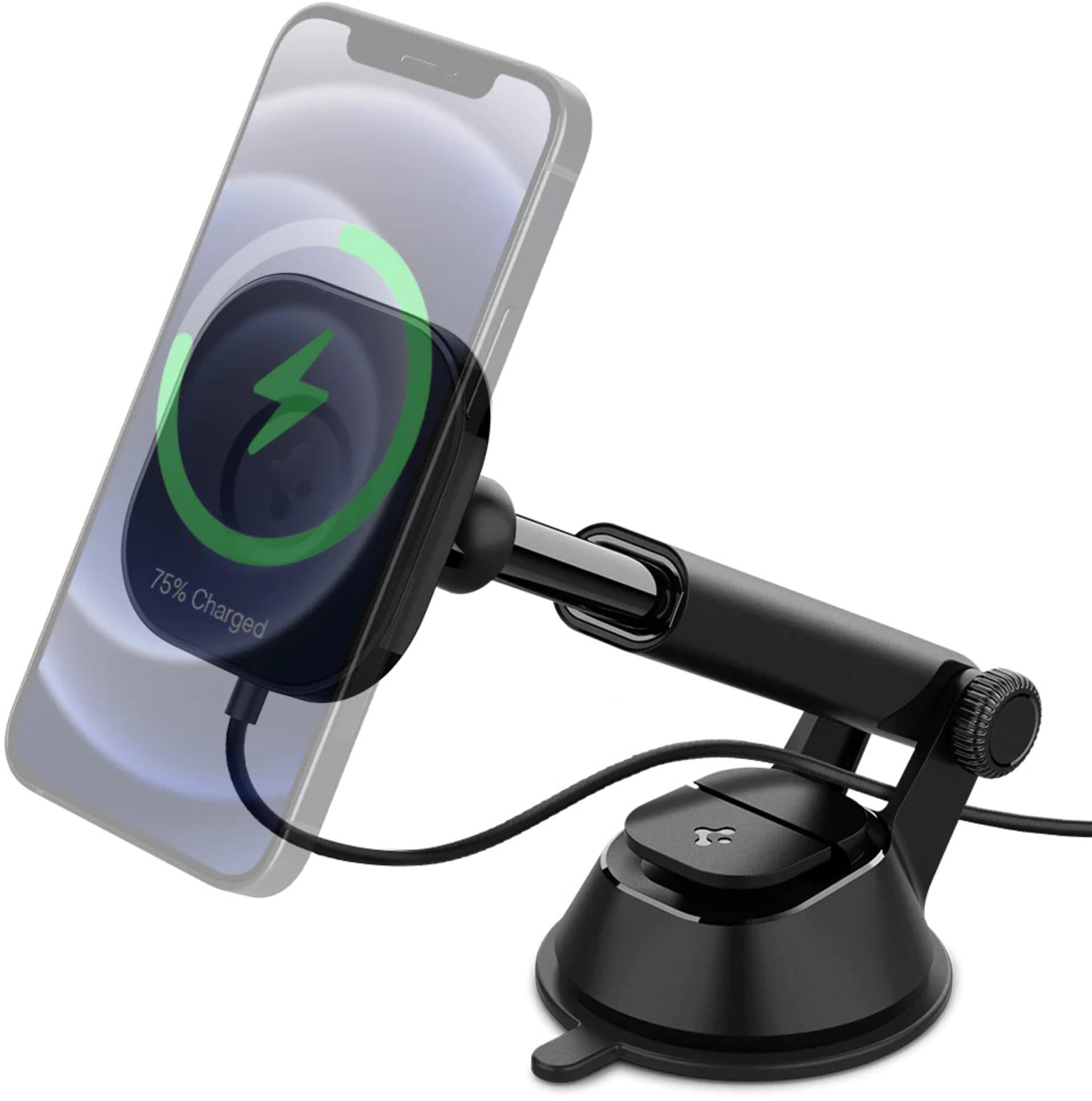Spigen OneTap Pro Wireless Magnetic Car Charger Dashboard