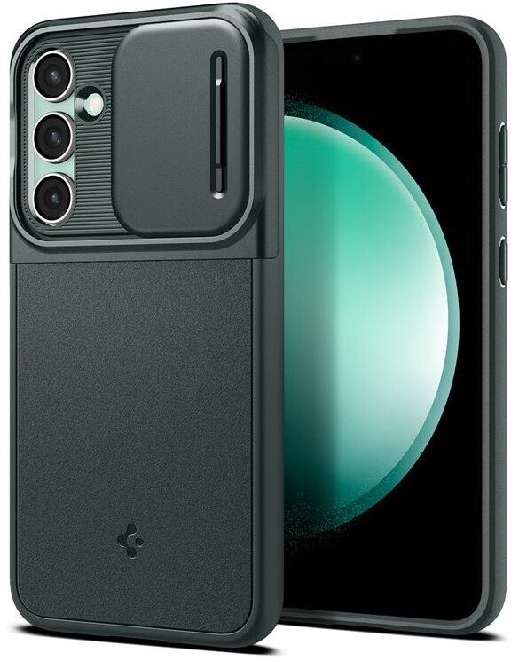 Spigen Optik Armor (Galaxy S23 FE) - Svart | Samsung - Samsung Galaxy S23 FE - Skal & fodral | AlltMobil