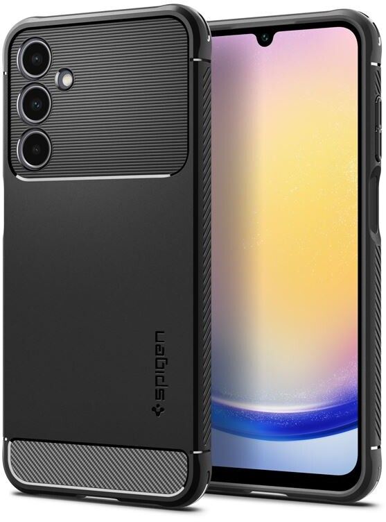 Spigen Rugged Armor (Galaxy A25) | Samsung - Samsung Galaxy A25 - Skal & fodral | AlltMobil