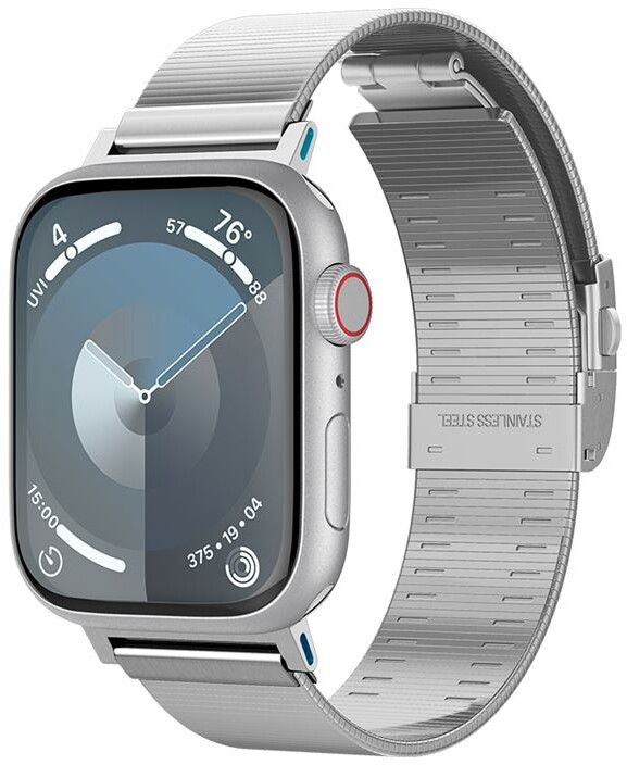 Spigen Sleek Link (Watch 49/46/45/44/42mm) | Apple Watch - Generella tillbehör - Armband - Series 1-9 42-45mm - Metallarmband | AlltMobil