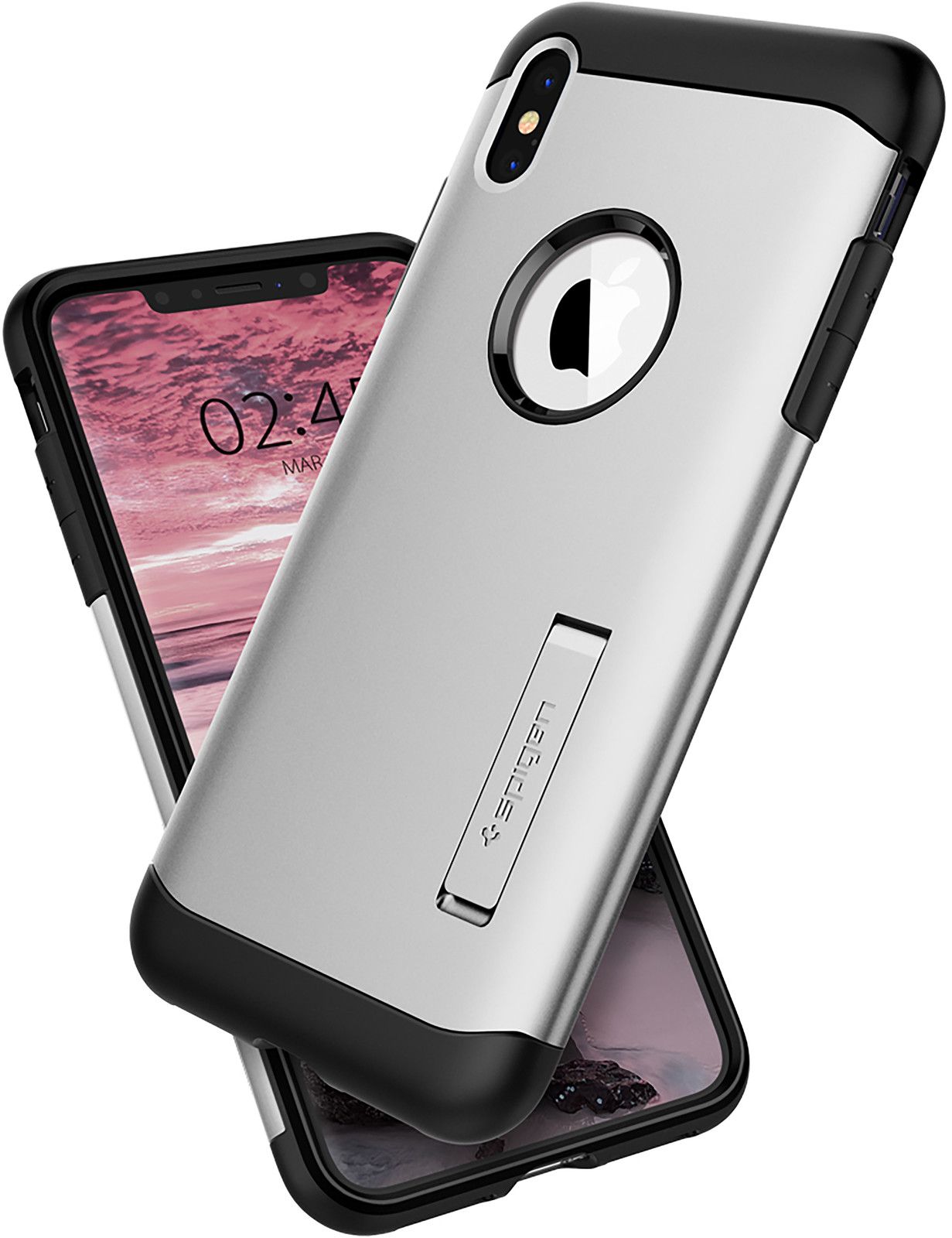Spigen Slim Armor iPhone Xs skyddande skal