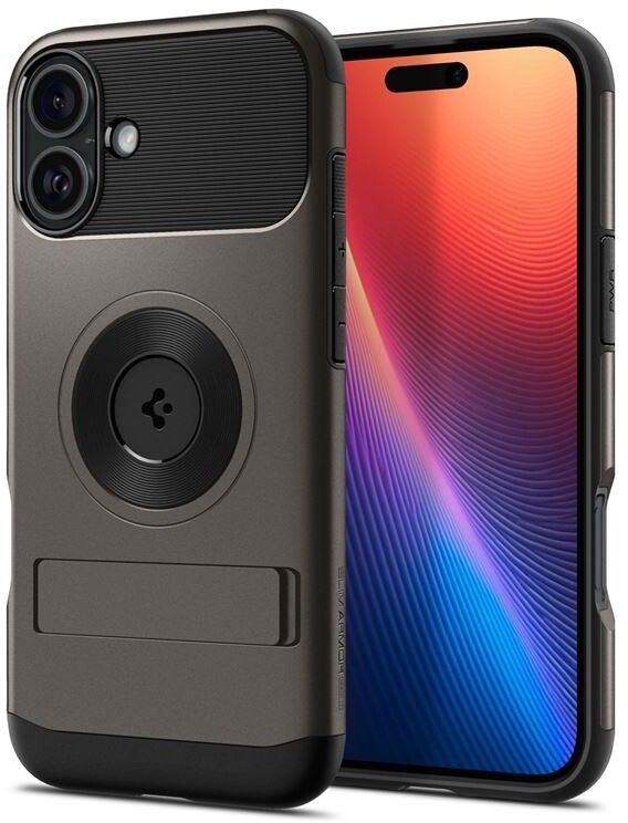 Spigen Slim Armor MagFit (iPhone 16) | iPhone - iPhone 16 - Skal & fodral - Extra tåliga | AlltMobil