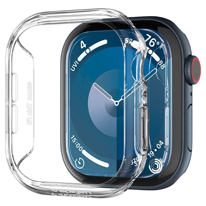 Spigen Thin Fit (Apple Watch 10/11 46mm) - Transparent | Apple Watch - Series 10 - 46 mm - Skal & bumpers | AlltMobil