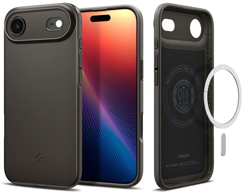 Spigen Thin Fit (iPhone Air) - Svart | iPhone - iPhone Air - Skal & fodral - Hårda skal | AlltMobil