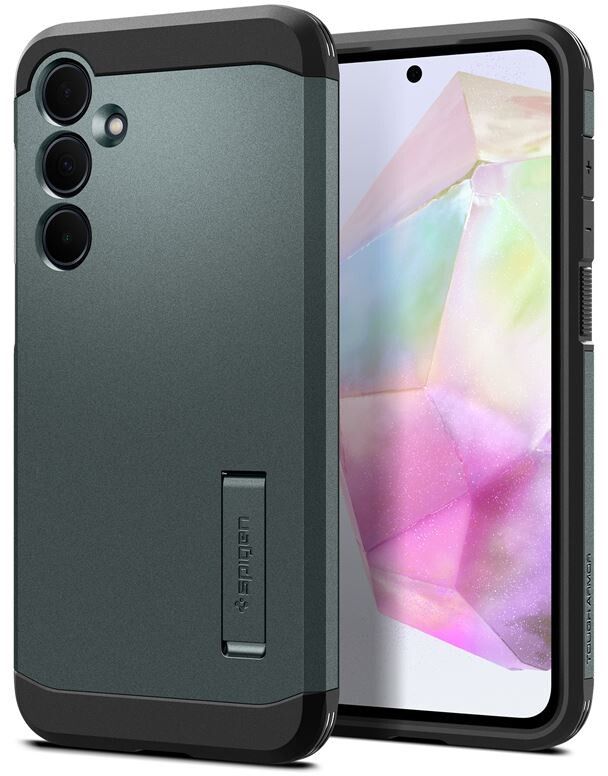Spigen Tough Armor (Galaxy A35) - Svart | Samsung - Samsung Galaxy A35 - Skal & fodral | AlltMobil