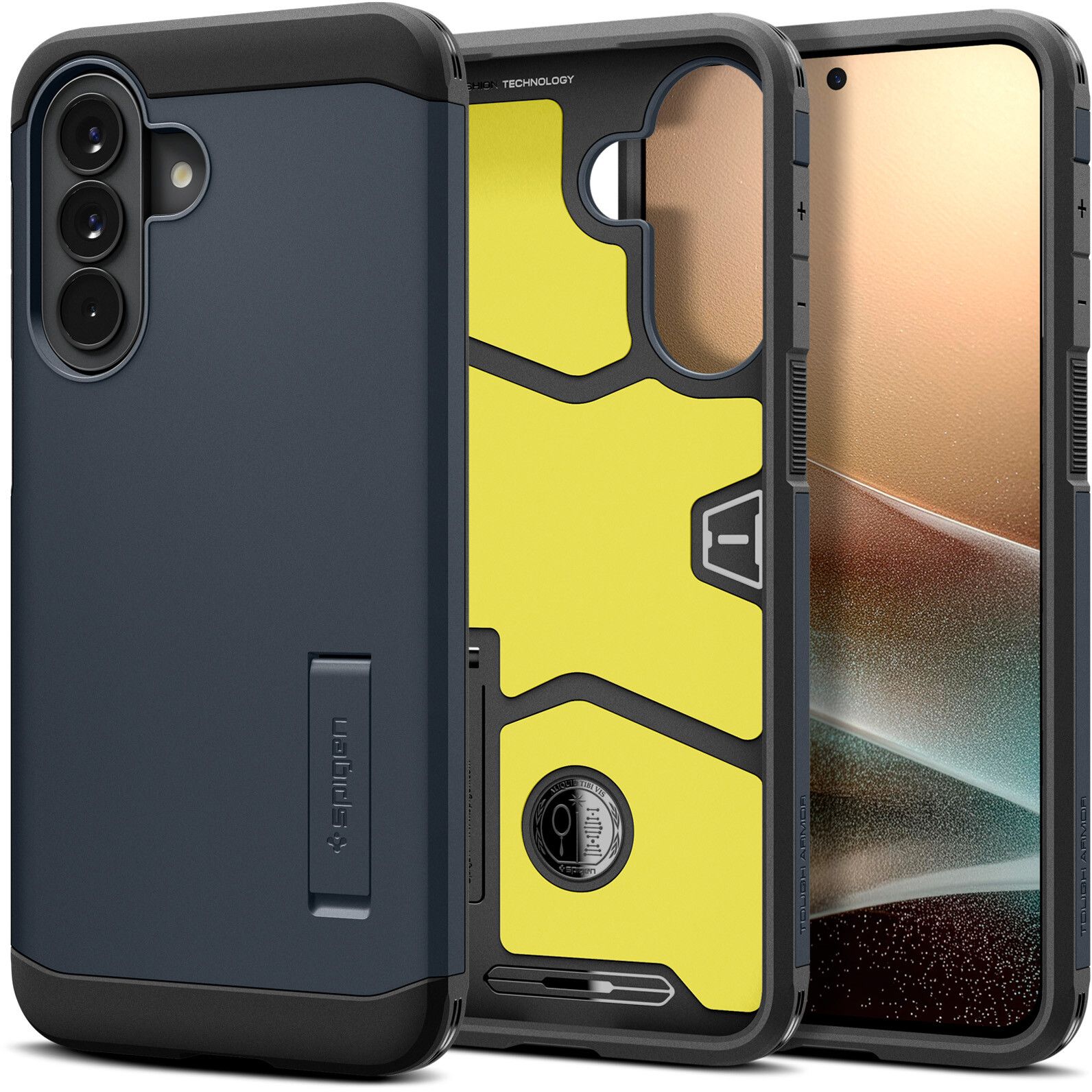 Spigen Tough Armor (Galaxy A57) - Svart | Samsung - Samsung Galaxy A57 - Skal & fodral | AlltMobil