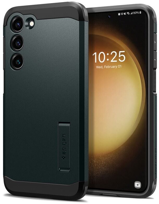 Spigen Tough Armor (Galaxy S23) - Grön | Samsung - Samsung Galaxy S23 - Skal & fodral | AlltMobil