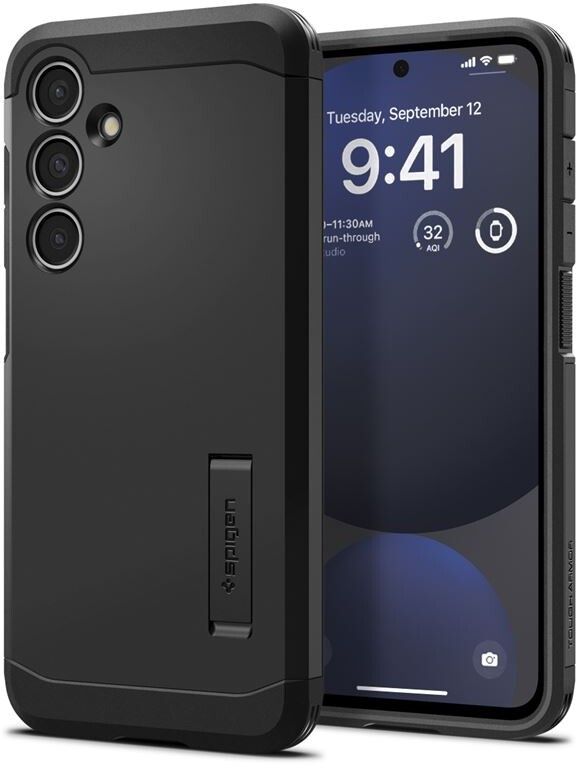 Spigen Tough Armor (Galaxy S24 FE) - Svart | Samsung - Samsung Galaxy S24 FE - Skal & fodral | AlltMobil