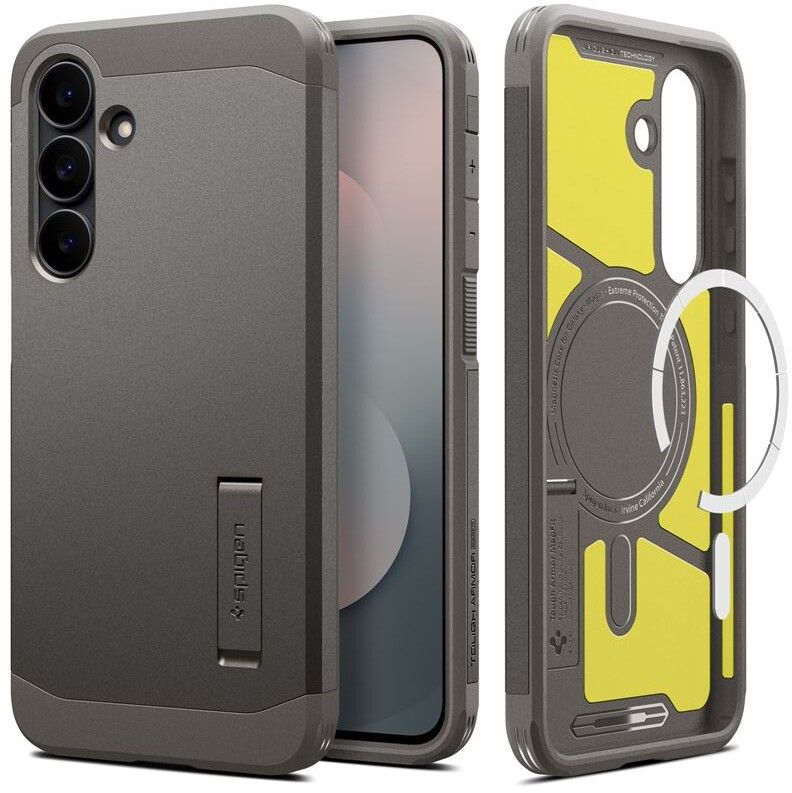 Spigen Tough Armor MagFit (Galaxy S25 FE) - Svart | Samsung - Samsung Galaxy S25 FE - Skal & fodral | AlltMobil