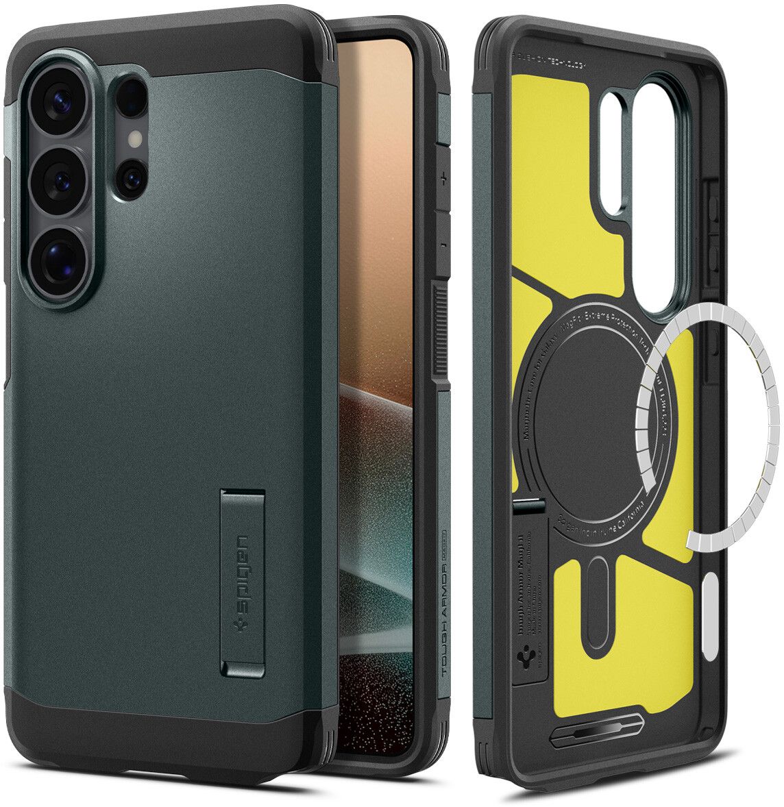 Spigen Tough Armor MagFit (Galaxy S26 Ultra) - Svart | Samsung - Samsung Galaxy S26 Ultra - Skal & fodral | AlltMobil