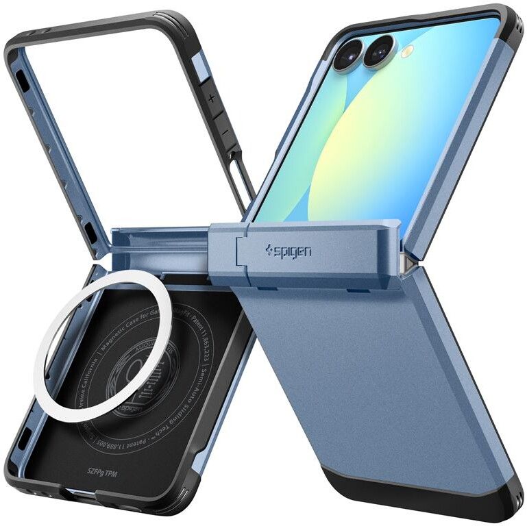 Spigen Tough Armor Pro MagFit (Galaxy Z Flip7) - Svart | Samsung - Samsung Galaxy Z Flip7 - Skal & fodral | AlltMobil