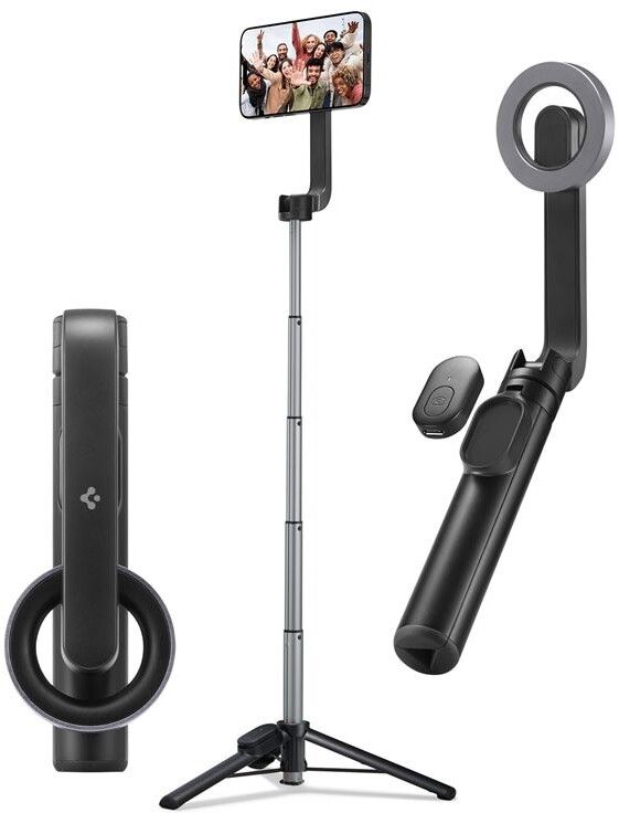 Spigen Tripod Selfie Stick (MagFit) | iPhone - Generella tillbehör - Foto & film - Selfiepinne | AlltMobil
