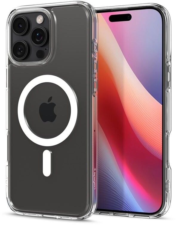 Spigen Ultra Hybrid MagFit (iPhone 16 Pro) - Vit | iPhone - iPhone 16 Pro - Skal & fodral - Hårda skal | AlltMobil