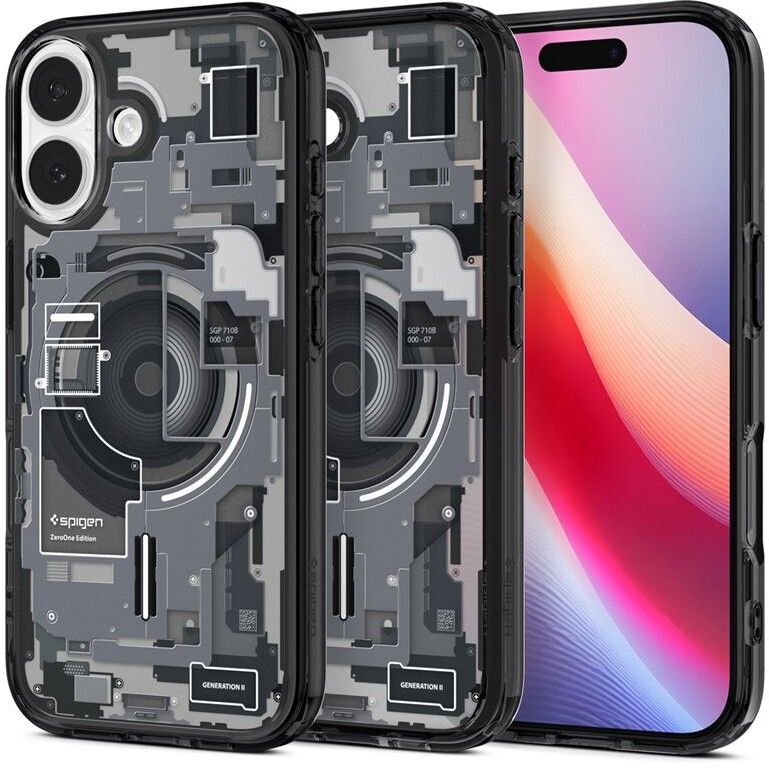 Spigen Ultra Hybrid Zero One MagFit (iPhone 17) - Zero One White | iPhone - iPhone 17 - Skal & fodral - Hårda skal | AlltMobil