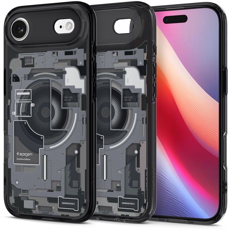 Spigen Ultra Hybrid Zero One MagFit (iPhone Air) - Zero One White | iPhone - iPhone Air - Skal & fodral - Hårda skal | AlltMobil