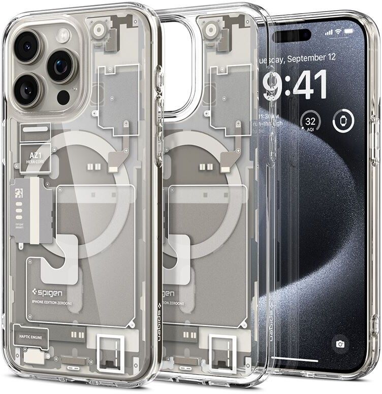 Spigen Ultra Hybrid Zero One MagFit (iPhone 15 Pro) | iPhone - iPhone 15 Pro - Skal & fodral - Hårda skal | AlltMobil