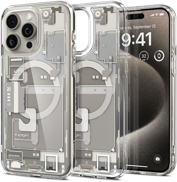 Spigen Ultra Hybrid Zero One MagFit (iPhone 15 Pro Max) | iPhone - iPhone 15 Pro Max - Skal & fodral - Hårda skal | AlltMobil