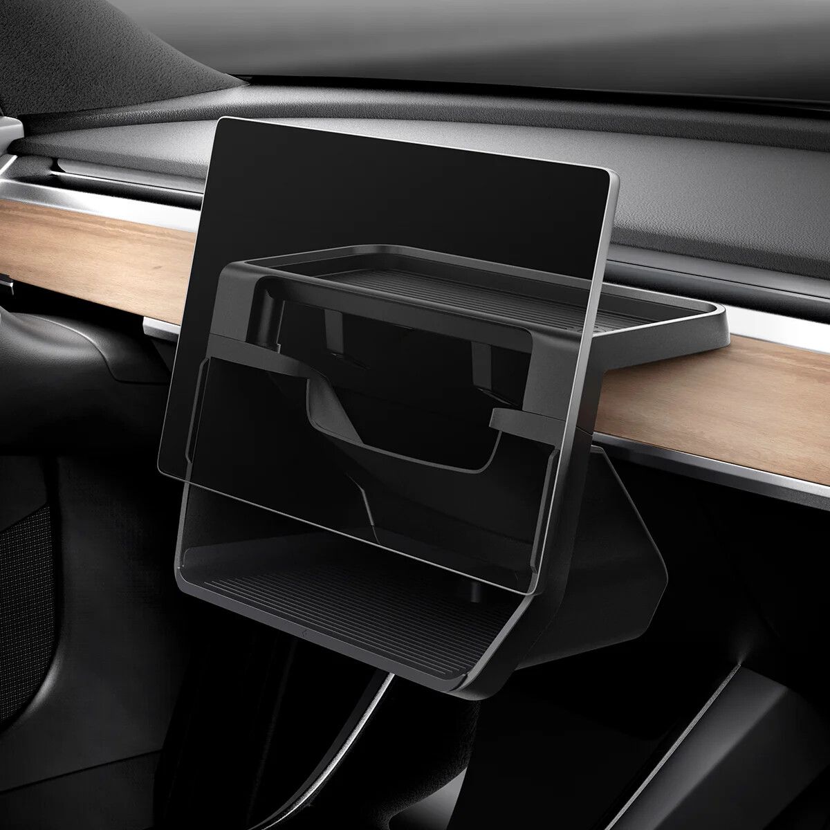 Spigen Under Screen Organizer for Tesla Model Y/3 | Tillbehör - Smarta hem - Tesla | AlltMobil