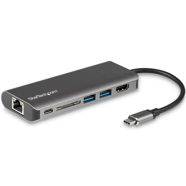 StarTech USB-C-Multiportadapter med SD-kortläsare