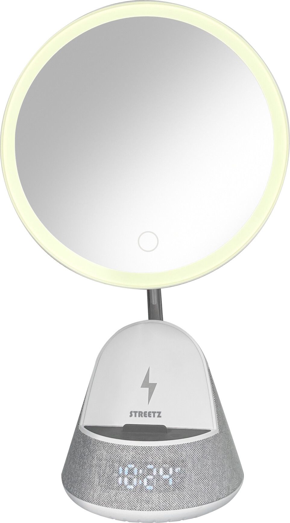 Streetz Sminkspegel med Högtalare och Trådlös Laddning | Tillbehör - Högtalare - Bluetooth | AlltMobil