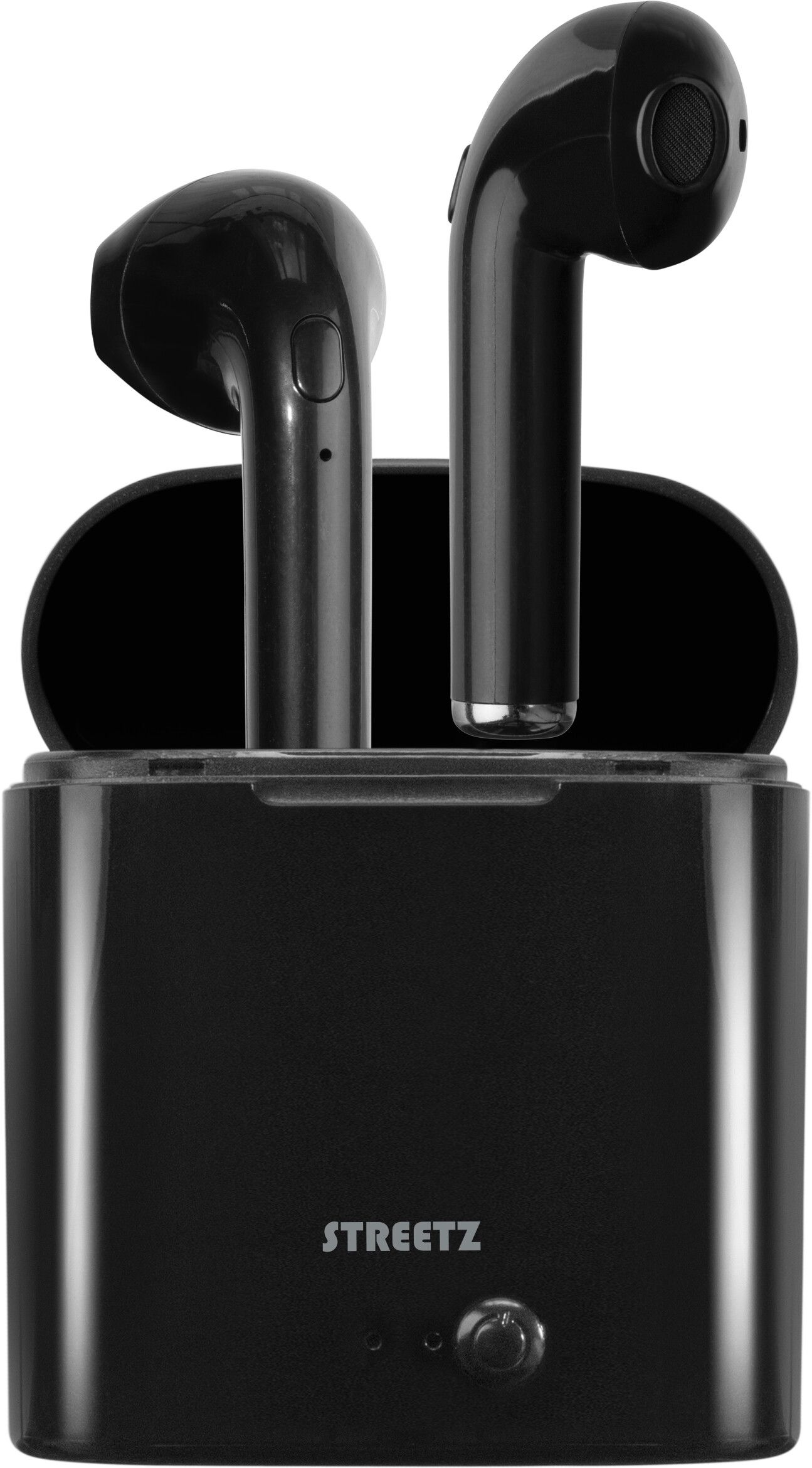 Streetz TWS Semi-In-Ear with Charging Case - Vit