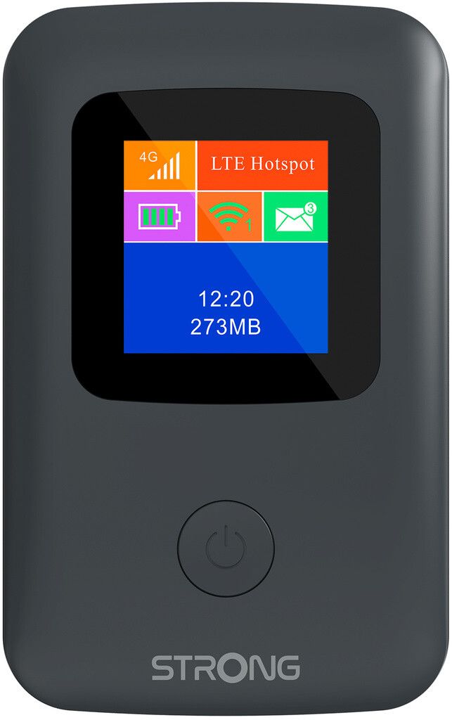 Strong 4G Portabel Hotspot Wifi 150 Mbit/s med Display | Mac - Generella Mac-tillbehör - Nätverk - Mobila modem | AlltMobil