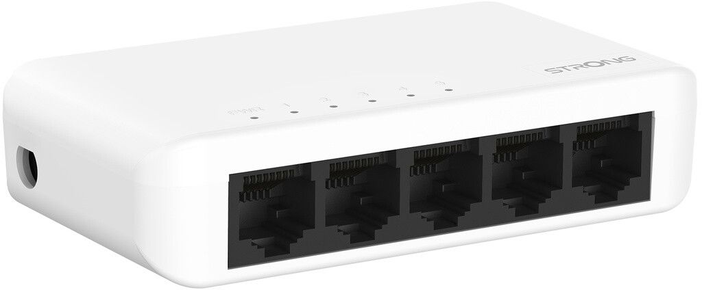 Strong SW5000P 5-port Gigabit Switch | Mac - Generella Mac-tillbehör - Nätverk - Routrar & switchar | AlltMobil
