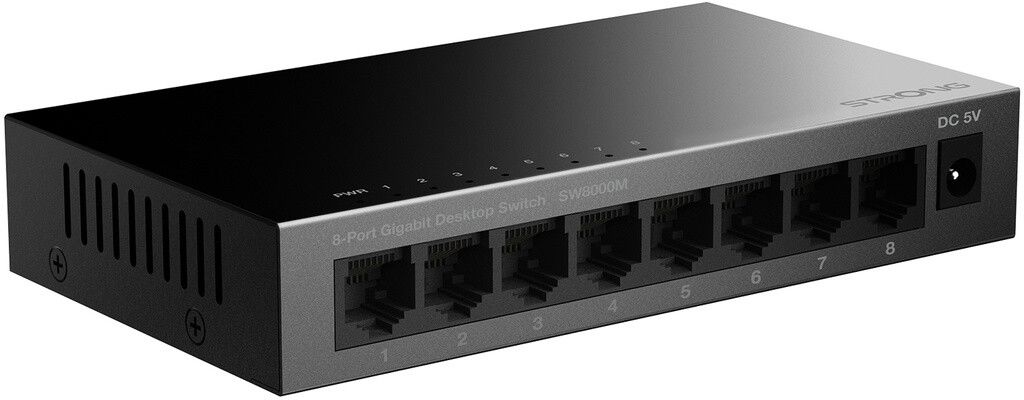 Strong SW8000M 8-port Gigabit Switch | Mac - Generella Mac-tillbehör - Nätverk - Routrar & switchar | AlltMobil