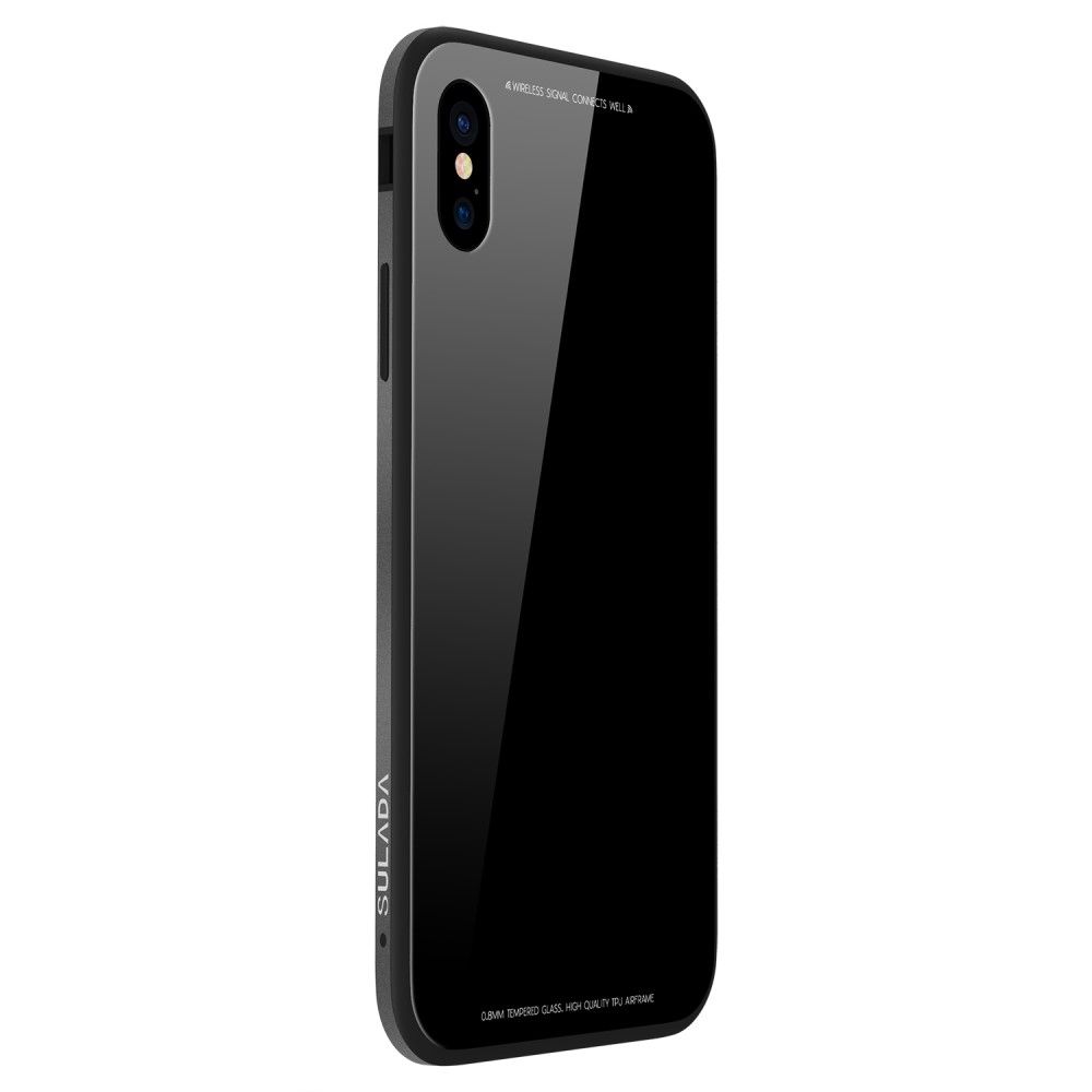 Sulada Tempered Glass Cover (iPhone Xr) - Svart | iPhone - iPhone Xr - Skal & fodral - Silikon - TPU | AlltMobil