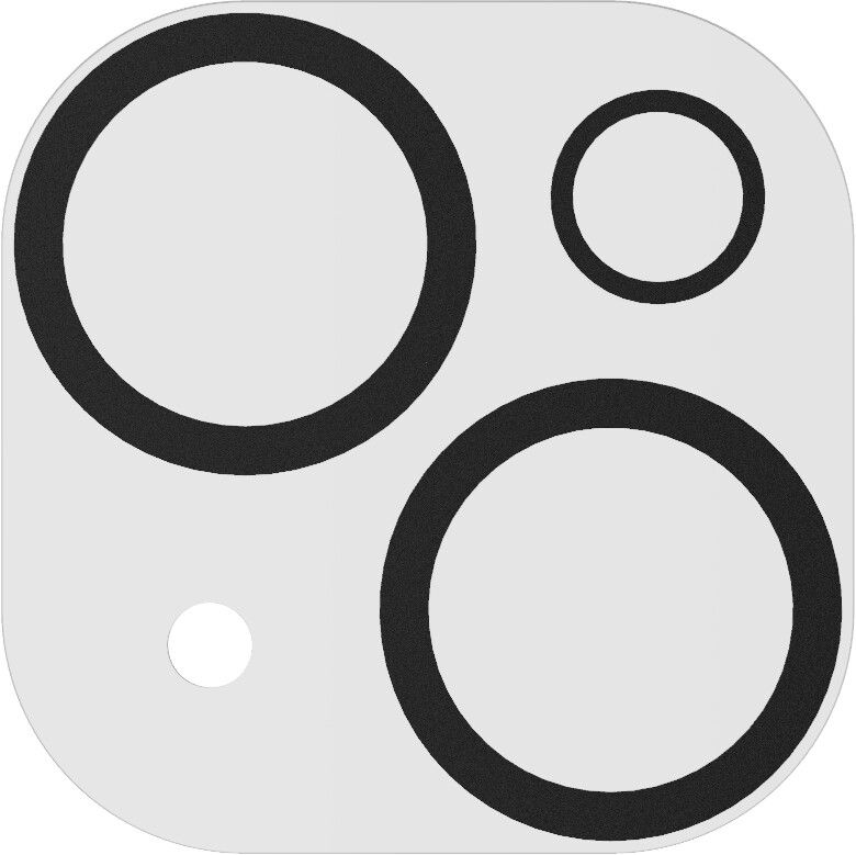 Tech2 Impact Glass Camera Lens Protector (iPhone 14/14 Plus) | iPhone - iPhone 14 - Skal - Kameraskydd | AlltMobil