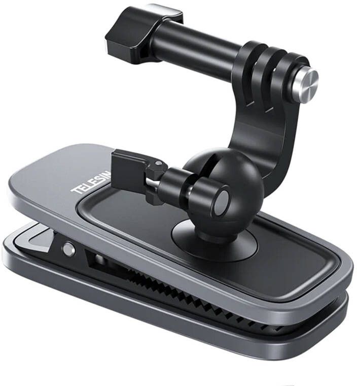 Telesin Backpack Clip Mount for Action Cameras | iPhone - Generella tillbehör - Foto & film - Actionkameror & tillbehör - Tillbehör | AlltMobil