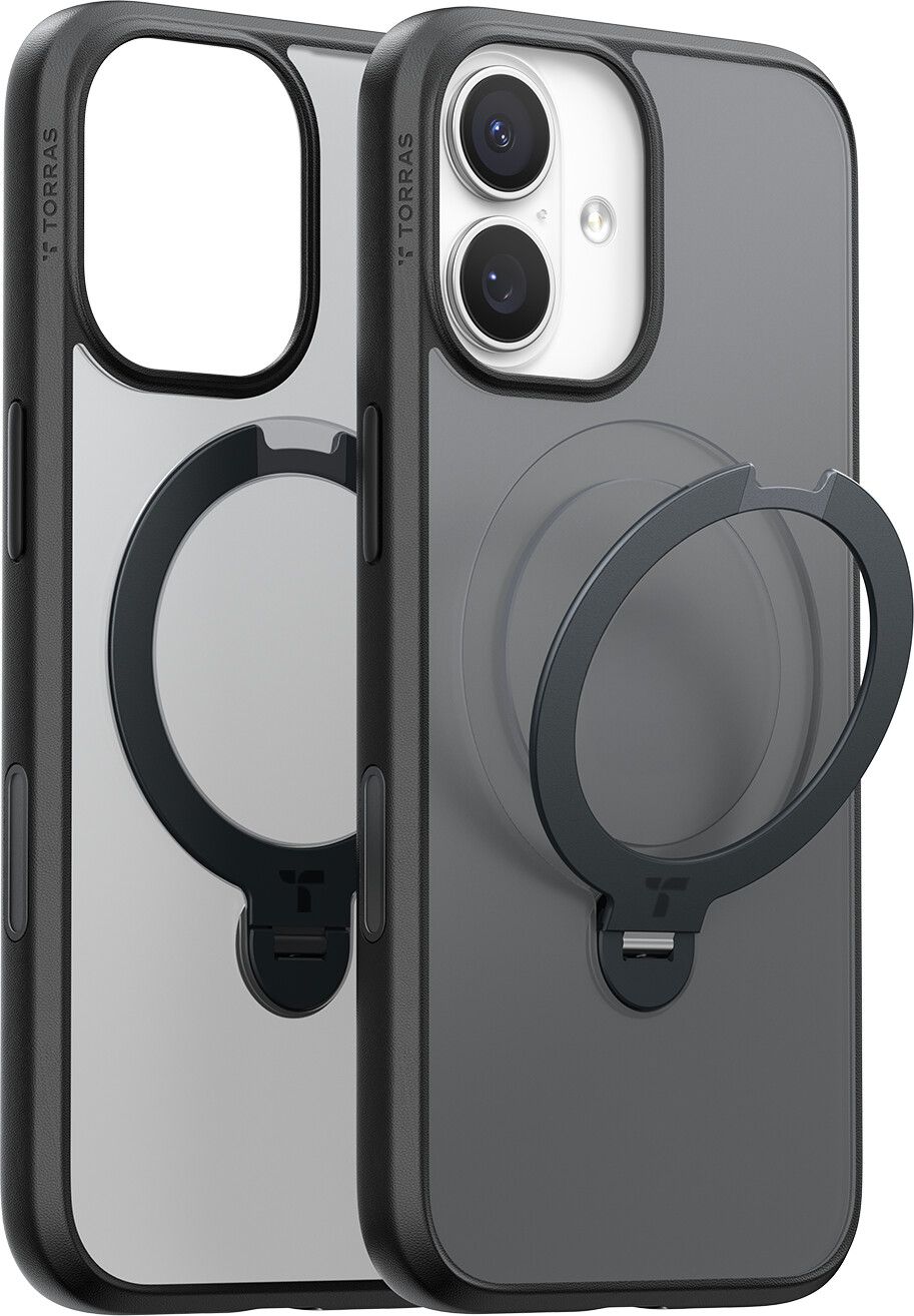 Torras Ostand Spin (iPhone 17) - Transparent