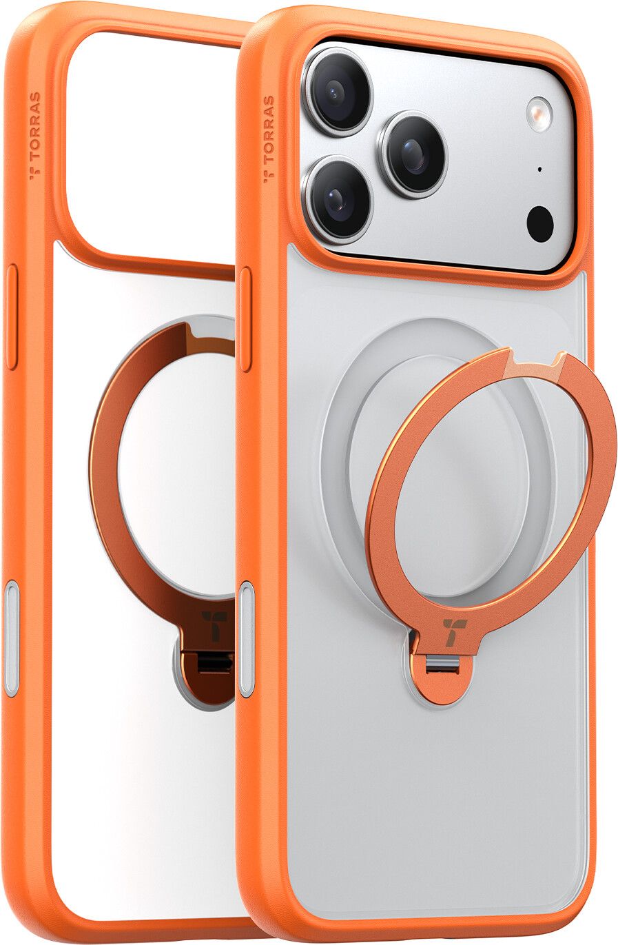 Torras Ostand Spin (iPhone 17 Pro Max) - Transparent