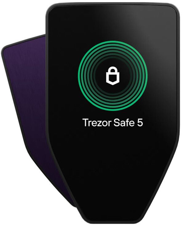 Trezor Safe 5 - Svart | iPhone - Generella tillbehör - HÄrdvaruplÄnböcker | AlltMobil