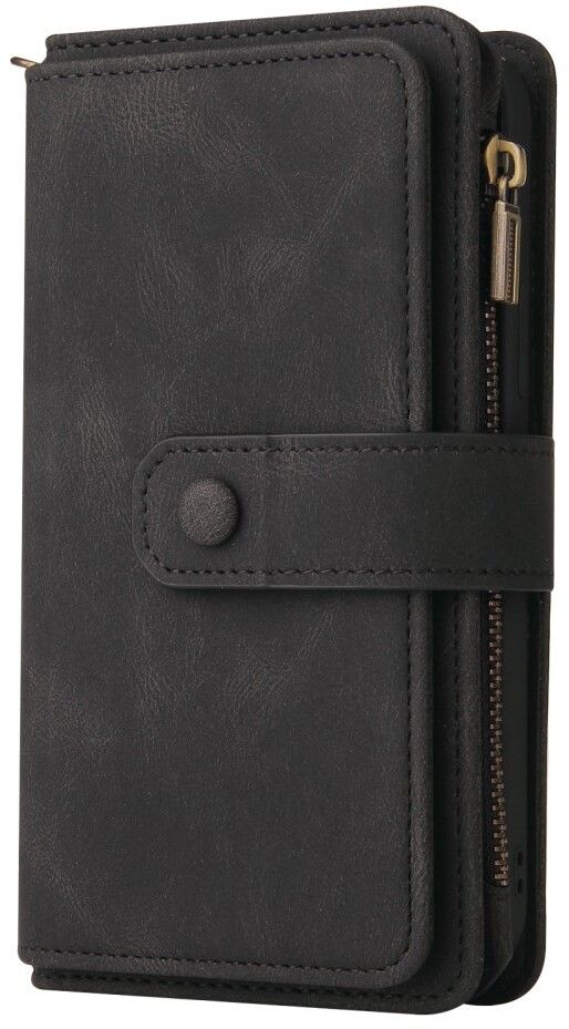 Trolsk 15 Card Wallet (iPhone 16e) - Svart | iPhone - iPhone 16e - Skal & fodral - Läderfodral | AlltMobil