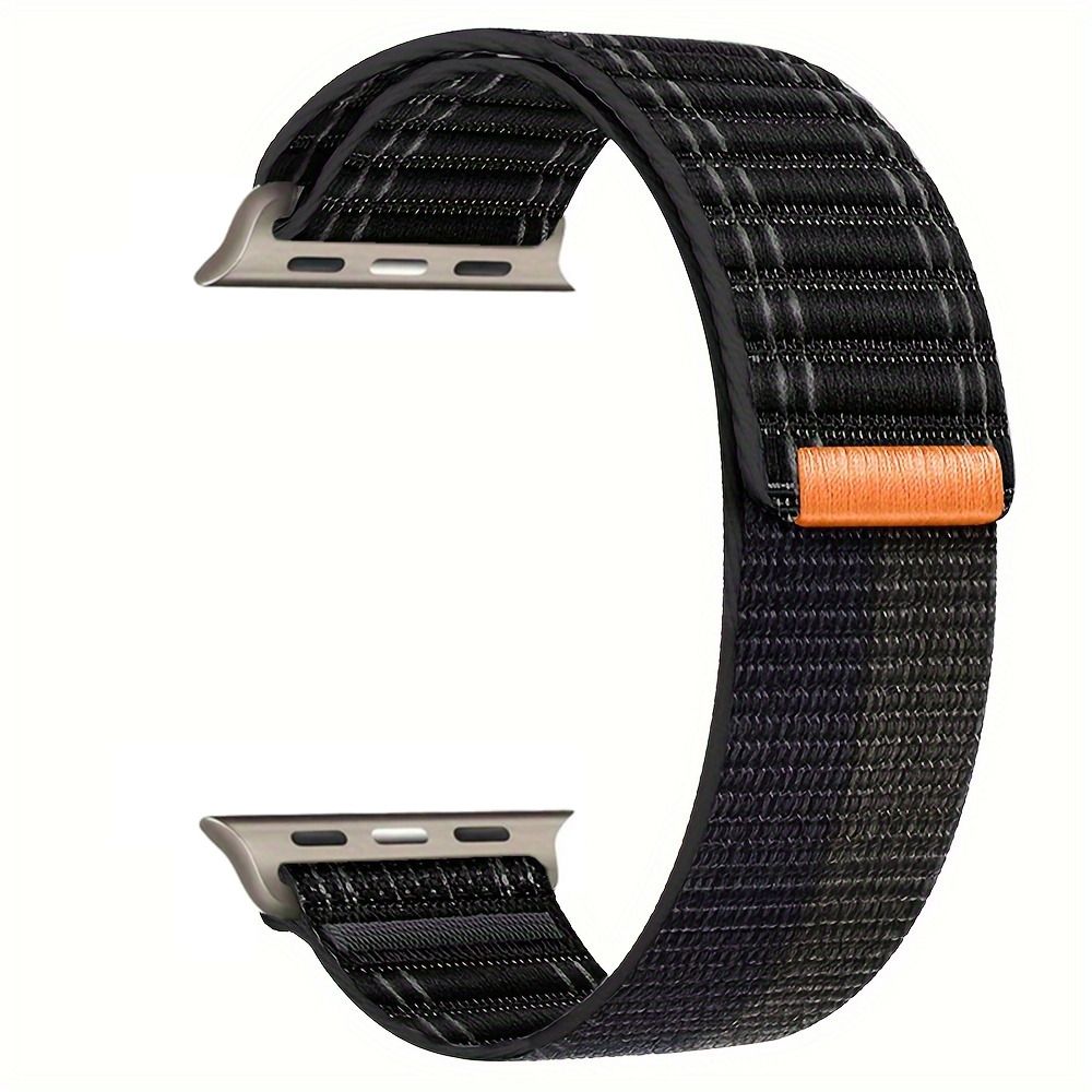 Trolsk Armband med Kardborre (Apple Watch 49/45/44/42 mm) - Blå