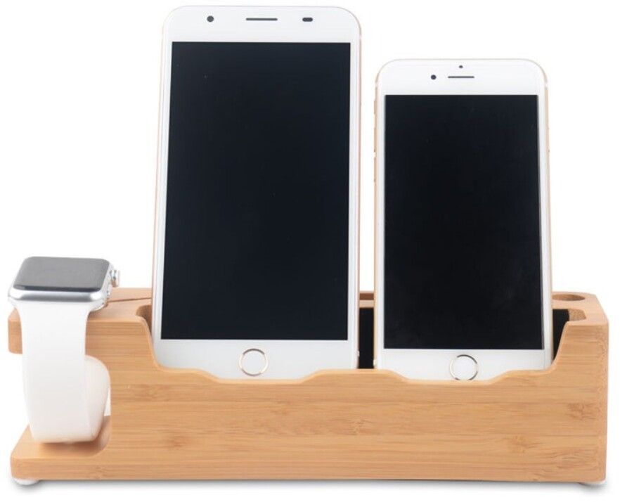 Trolsk Bamboo Desktop Station | Tillbehör - Laddare - Laddstationer | AlltMobil