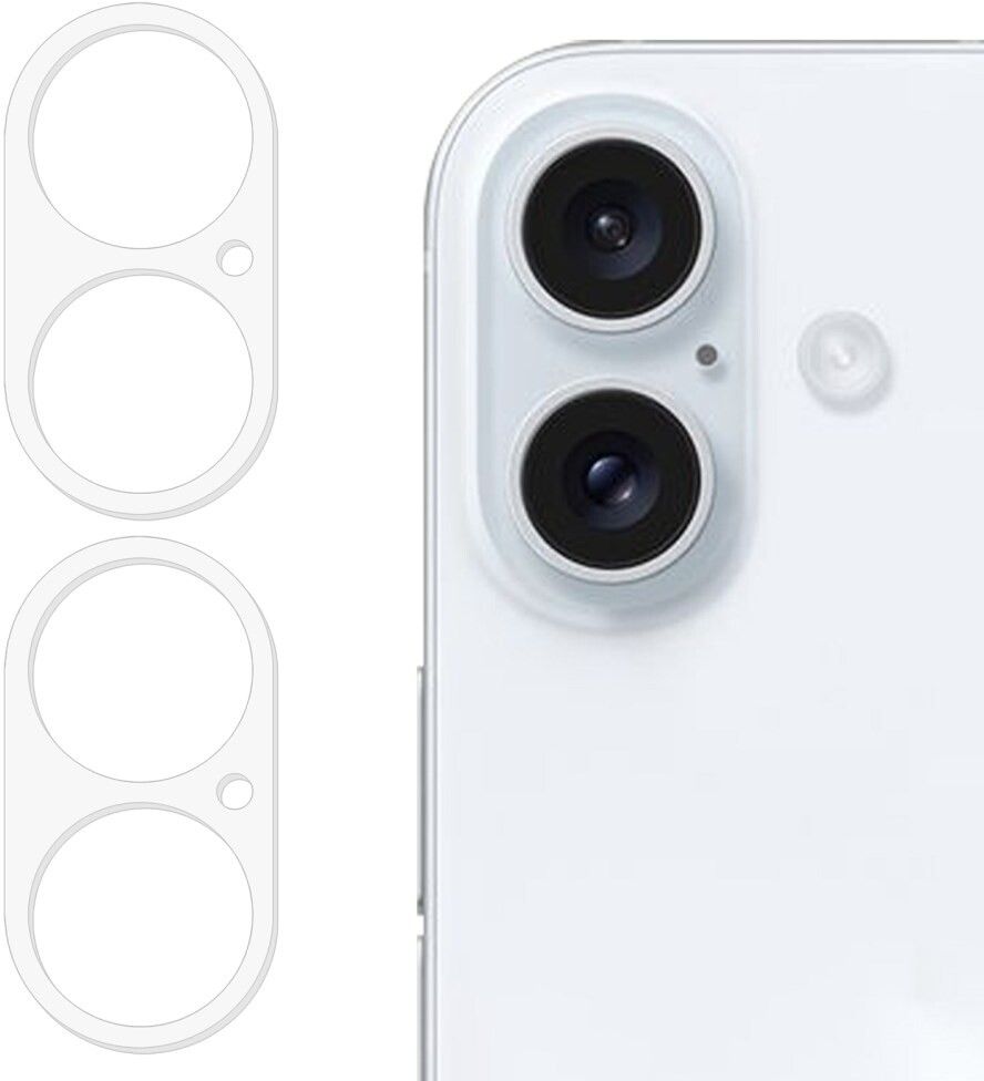 Trolsk Camera Lens Glass - 2-pack (iPhone 16/16 Plus) | iPhone - iPhone 16 - Skal & fodral - Kameraskydd | AlltMobil
