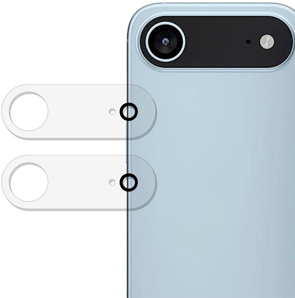 Trolsk Camera Lens Glass - 2-pack (iPhone Air) | iPhone - iPhone Air - Skal & fodral - Kameraskydd | AlltMobil