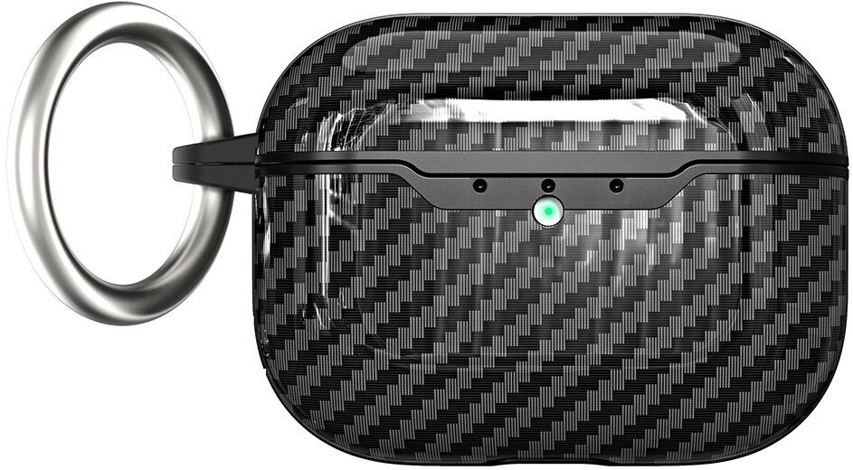 Trolsk Carbon Fiber Case (AirPods Pro 3) - Svart | AirPods - AirPods Pro 3 - Fodral - Silikon - TPU | AlltMobil
