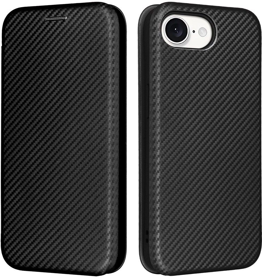 Trolsk Carbon Fiber Wallet (iPhone 16e) | iPhone - iPhone 16e - Skal & fodral - Plånboksfodral | AlltMobil