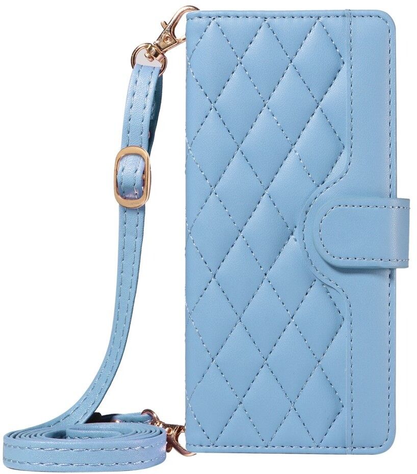 Trolsk Crossbody Rhombus Wallet (iPhone 16 Pro Max) - Vit | iPhone - iPhone 16 Pro Max - Skal & fodral - Plånboksfodral | AlltMobil