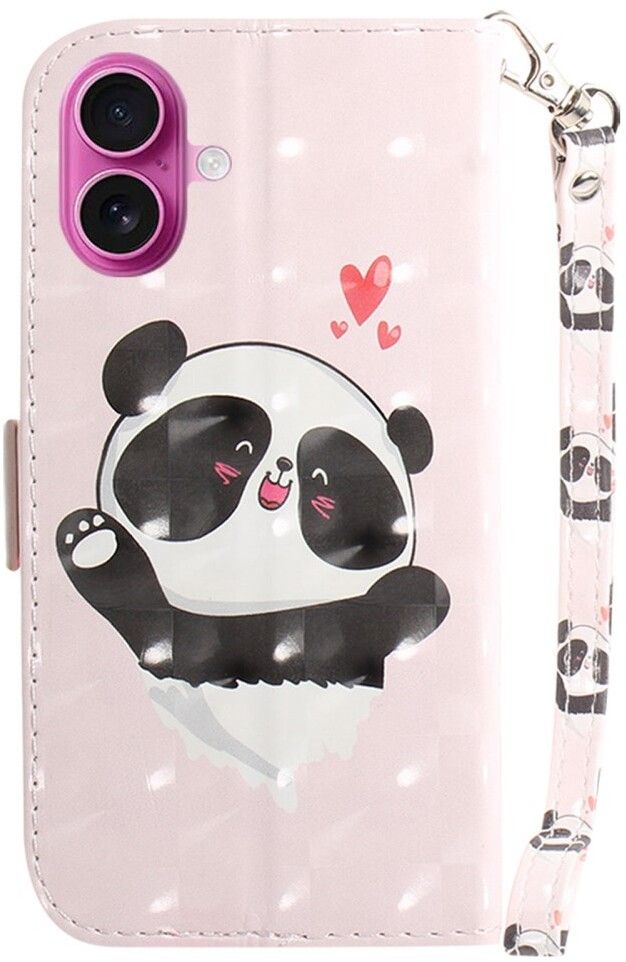 Trolsk Cute Panda Wallet (iPhone 17) | iPhone - iPhone 17 - Skal & fodral - Läderfodral | AlltMobil