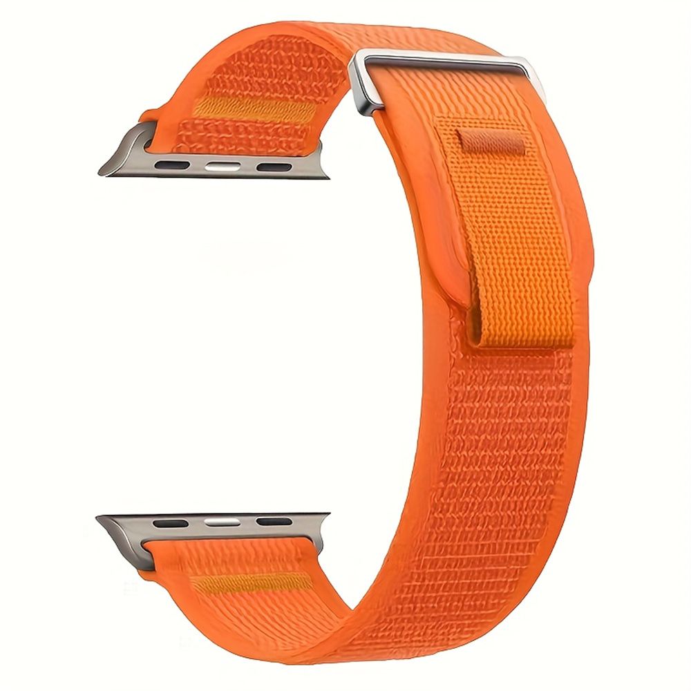 Trolsk Elastiskt Armband med Kardborre (Apple Watch 42/41/40/38 mm) - Svart
