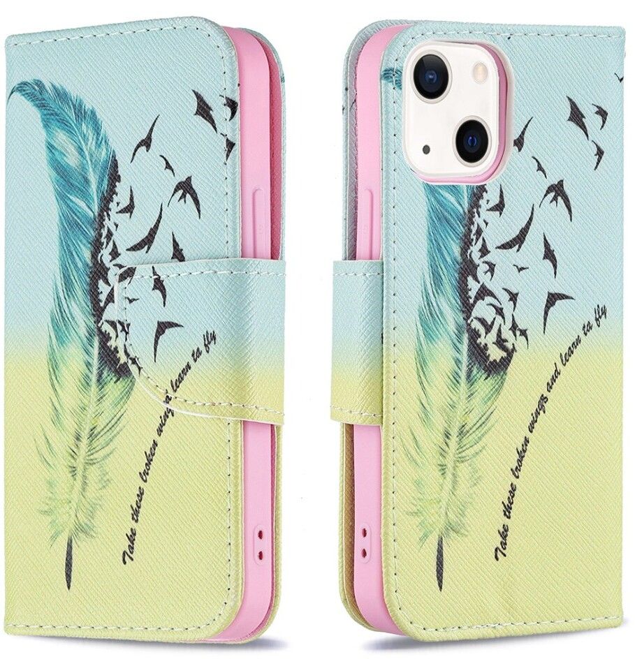 Trolsk Feather Wallet (iPhone 13 mini) | iPhone - iPhone 13 mini - Barntillbehör - Skal & fodral | AlltMobil