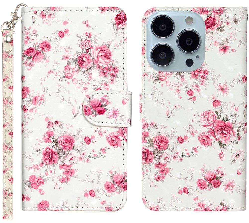 Trolsk Flower Garden Wallet (iPhone 16 Pro) | iPhone - iPhone 16 Pro - Barntillbehör - Skal & fodral | AlltMobil